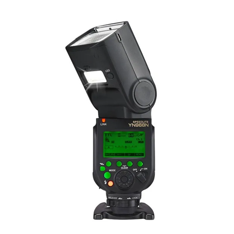YONGNUO YN968N Wireless Flash Speedlite Equipped with LED Light YN968 TTL Flash for Nikon DSLR Camera Fit YN622N YN560-TX RF603 YONGNUO YN968N Wireless Flash Speedlite Equipped with LED Light YN968 TTL Flash for Nikon DSLR Camera Fit YN622N YN560-TX RF603