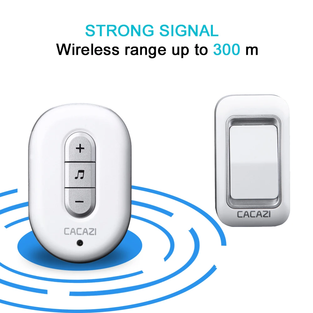Doorbell Push Button Receiver not included Door Bell Transmitter