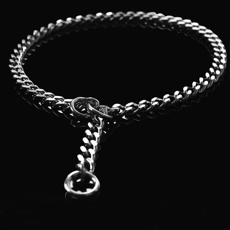 

Luxury Titan Choke Chain Collar,Dog Training Collars Snake P Choke Metal Slip Chain for Dogs,Best for Pit Bull, Doberman,Mastiff
