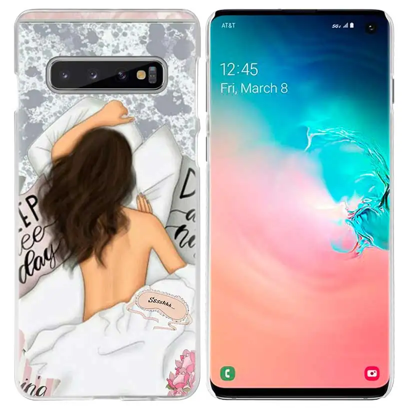 Vogue для йоги, спортивная сумка для йоги, чехол для samsung Galaxy S10 5G S10e S9 S8 M30 M20 M10 J4 J6 плюс J8 Note 8 9 прозрачный жесткий чехол из ПК для телефона - Цвет: 08