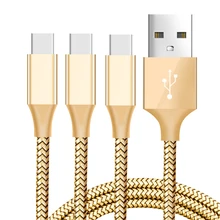 Тип C кабель для быстрой зарядки и синхронизации данных USB Зарядное устройство для мобильного телефона для huawei P20 Lite кабели Порты и разъёмы для samsung Примечание S9 S8