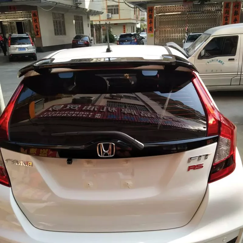 Высококачественное заднее крыло автомобиля из АБС пластика для спойлера HONDA FIT 2014