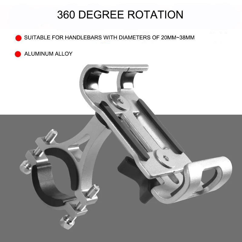 Алюминиевый сплав держатель для телефона на велосипед 3,5-6," держатель для мобильного телефона gps держатель для велосипеда поддержка телефона крепление для велосипеда