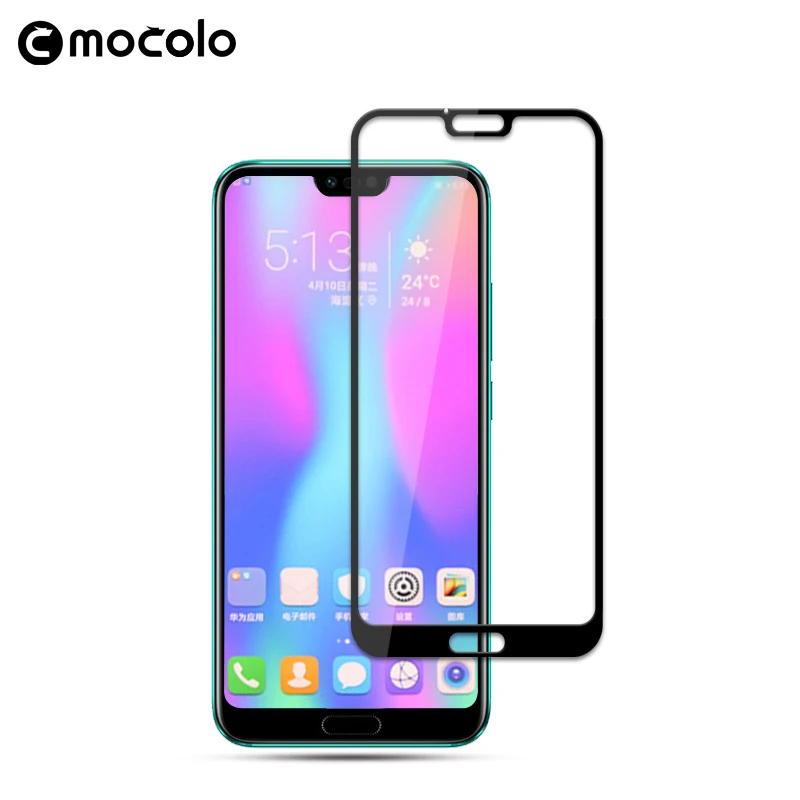 

for Huawei Honor 10 Screen Protector Original Mocolo Full Cover 9H 2.5D Tempered Glass film for Huawei Honor 10 Screen Protector