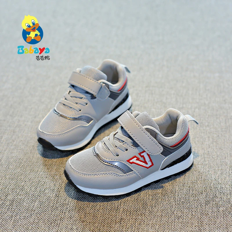 

2018 Babaya Mesh breathable girls running shoes low top Shallow Comfortable kids Sneakers tenis infantile flat boys sport shoes