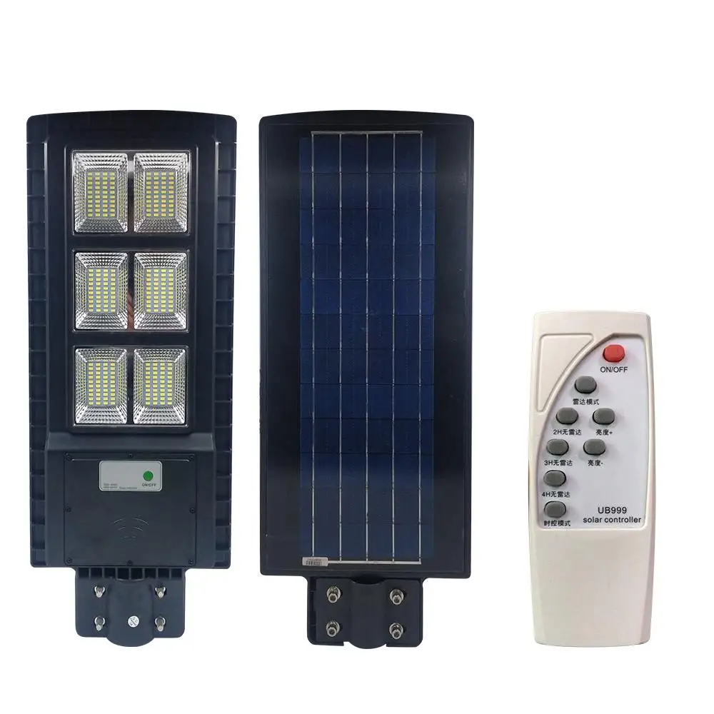 

Newest 120W LED Solar Wall Lamp Street Light Remote Control R adar Motion Timing Waterproof for Outdoor Garden Yard Street set