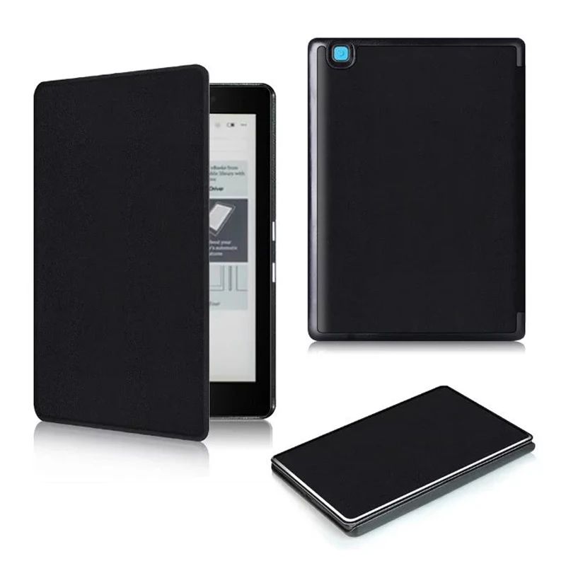 

BoZhuoRui PU Leather Magnetic Case for 6.8'' Kobo Aura H2O Edition 2 E-book with Auto Wake/Sleep Waterproof Pure Color Cover