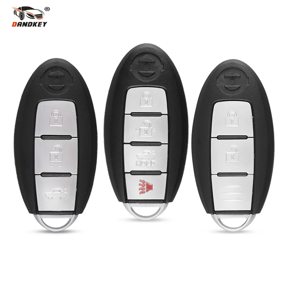 

Dandkey 2/3/4 Buttons Car Remote Key Shell For Nissan Sunny ALTIMA MAXIMA Murano Versa Teana Sentra Infiniti G35 G37 Replacement