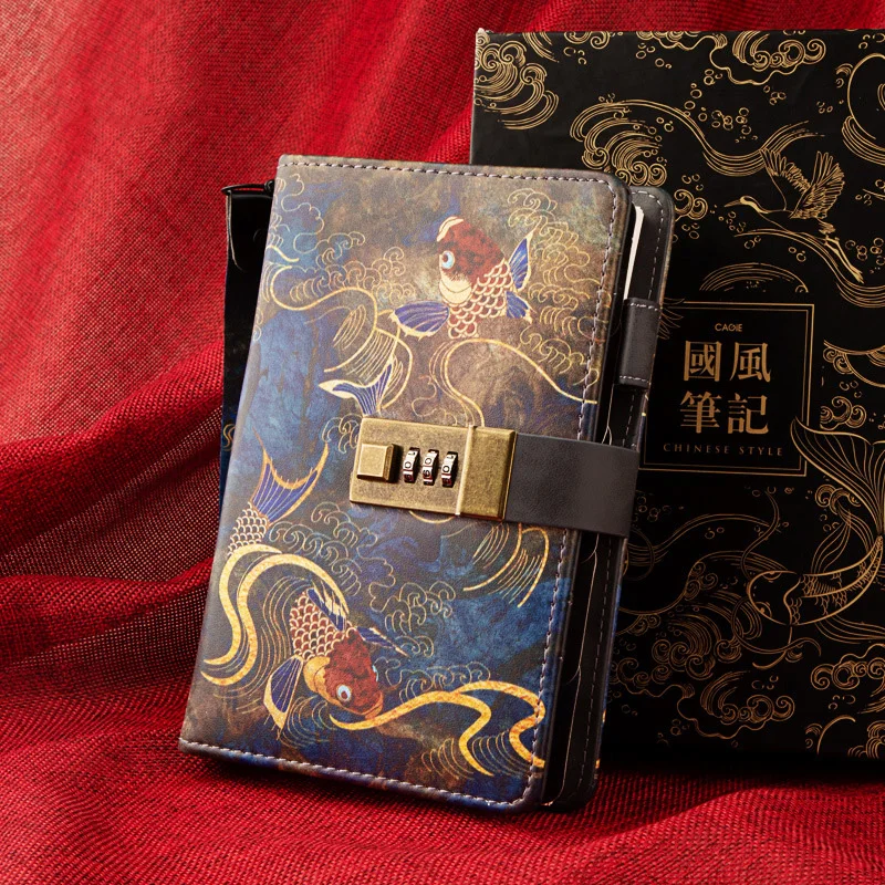 Ceny Kawaii A6 notatnik i czasopisma Sprial Vintage zeszyt luksusowe DIY Agenda Planner organizator pamiętnik podróży notatnik z zamkiem prezent