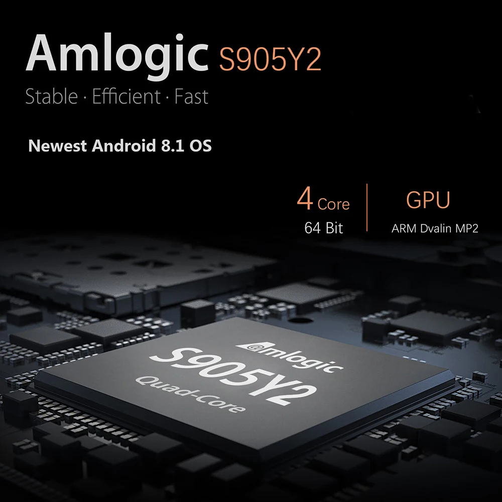 A95X Plus Android 8,1 ТВ приставка Amlogic S905 Y2 4 Гб DDR4 32 ГБ rom 2,4G/5G WiFi USB3.0 BT4.2 Поддержка IP tv 4K H.265 медиаплеер