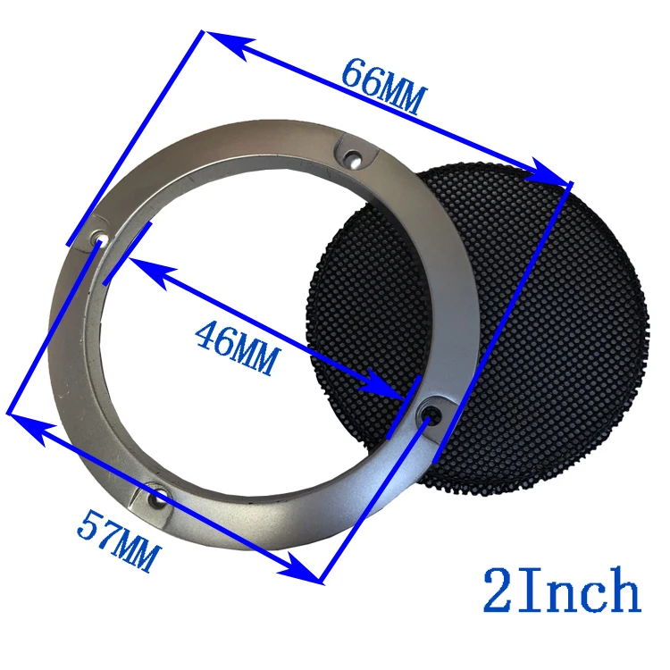 Tenghong 2 шт аудио динамик крышка 2 3 4 5 6,5 дюймов Замена круглый динамик блок защитная сетка крышка аксессуары для динамиков
