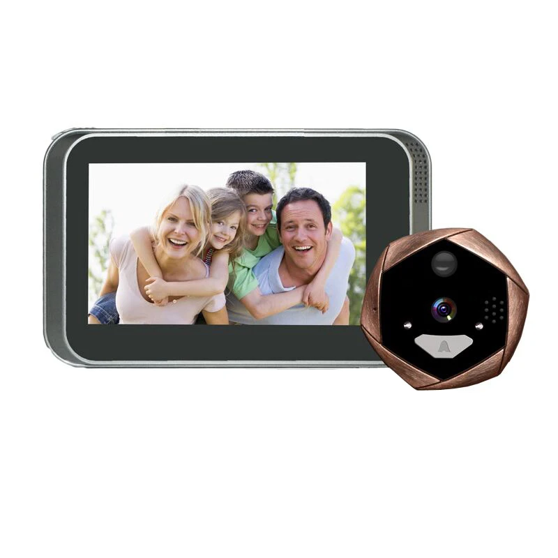 

Digital Intercom Doorbell LCD Screen WI-FI Door bell Camera Peephole Viewer Alarm Wireless Security Camera