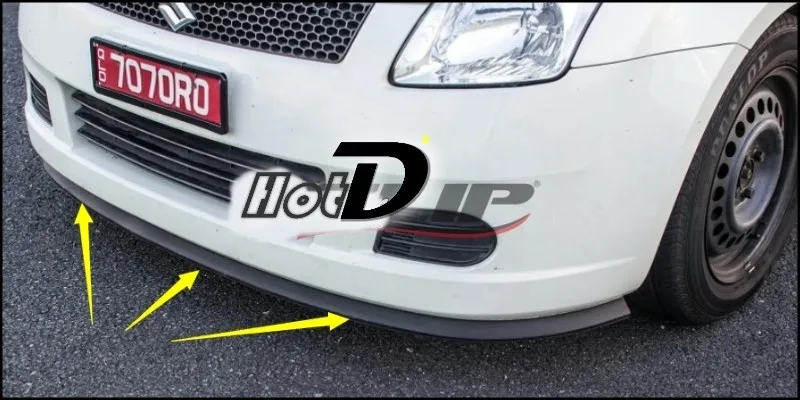 Bumper Lip Deflector Lips For Suzuki Ertiga Front Spoiler Skirt For TopGear Fans to Car View Tuning Body Kit Strip 4.4
