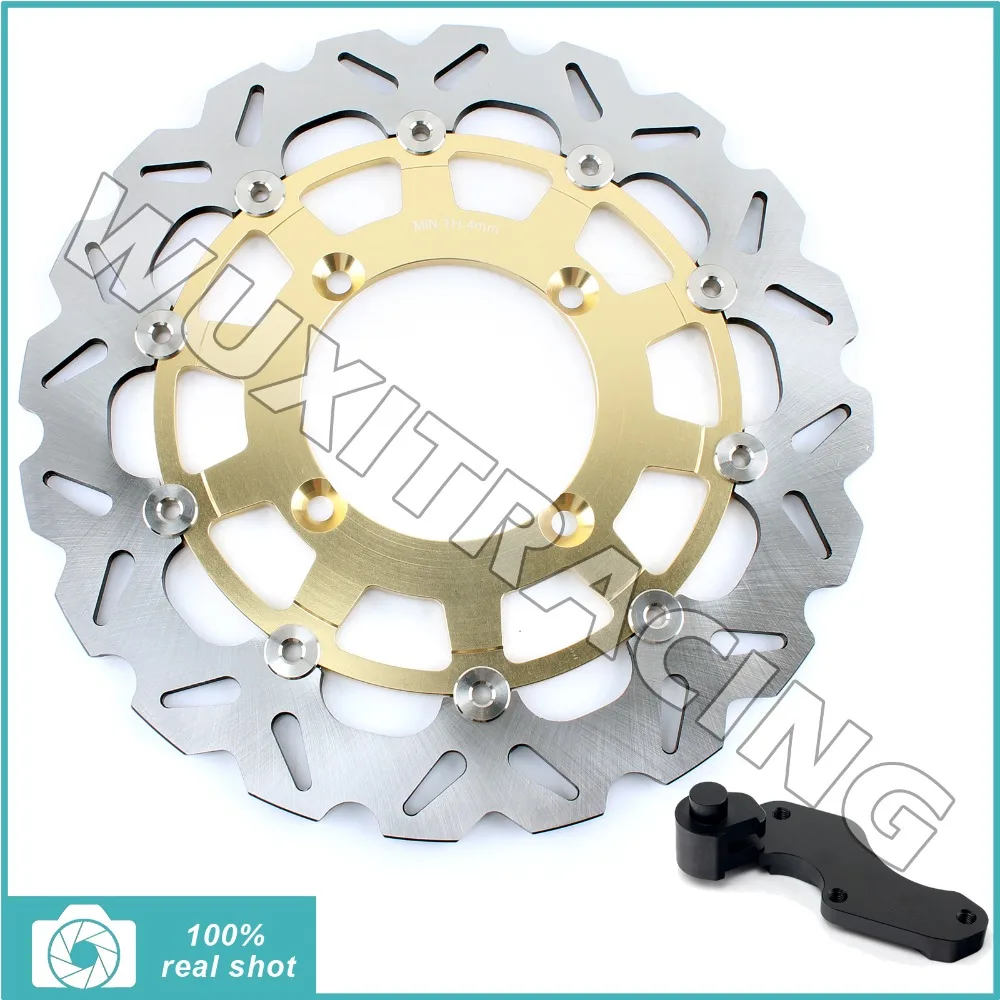 

for KX 125 250 06 07 08 KLX R 450 07 08 09 10 11 12 13 14 KXF KX-F 250 450 06-15 Oversize 320mm Front Brake Disc Rotor Bracket