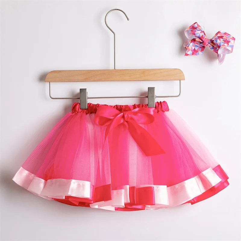 Юбка-пачка; юбки для маленьких девочек от 1 до 8 лет; юбка-американка принцессы; фатиновые юбки радужной расцветки для вечеринок и танцев; Одежда для девочек; одежда для детей