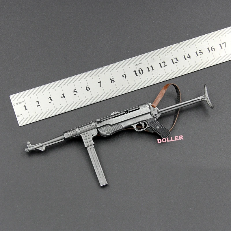 1:6 Scale Action Figure Model Toy WWII German MP40 Automatic Rifle Gun ...