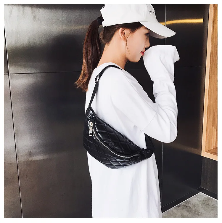 Cintura fanny cinto Peito branco sacos de