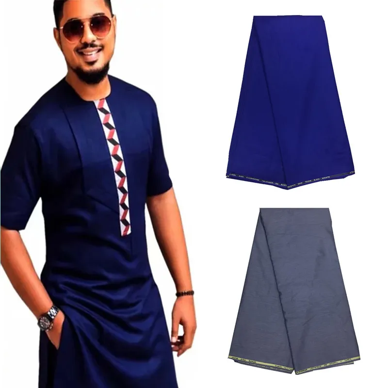 Online 10 yardas de Material TR para hombres tela africana Agbada suave tela TR con Material de alta calidad para hombres para prenda de hombre TX121