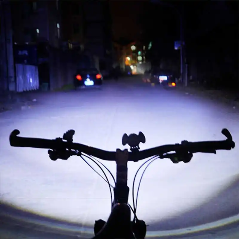 Bike Headlight 15000 Lumens 3 XML-T6 LED 4 Mode 360 Degrees Rotate Waterproof Portable Mountain Bike Front Light