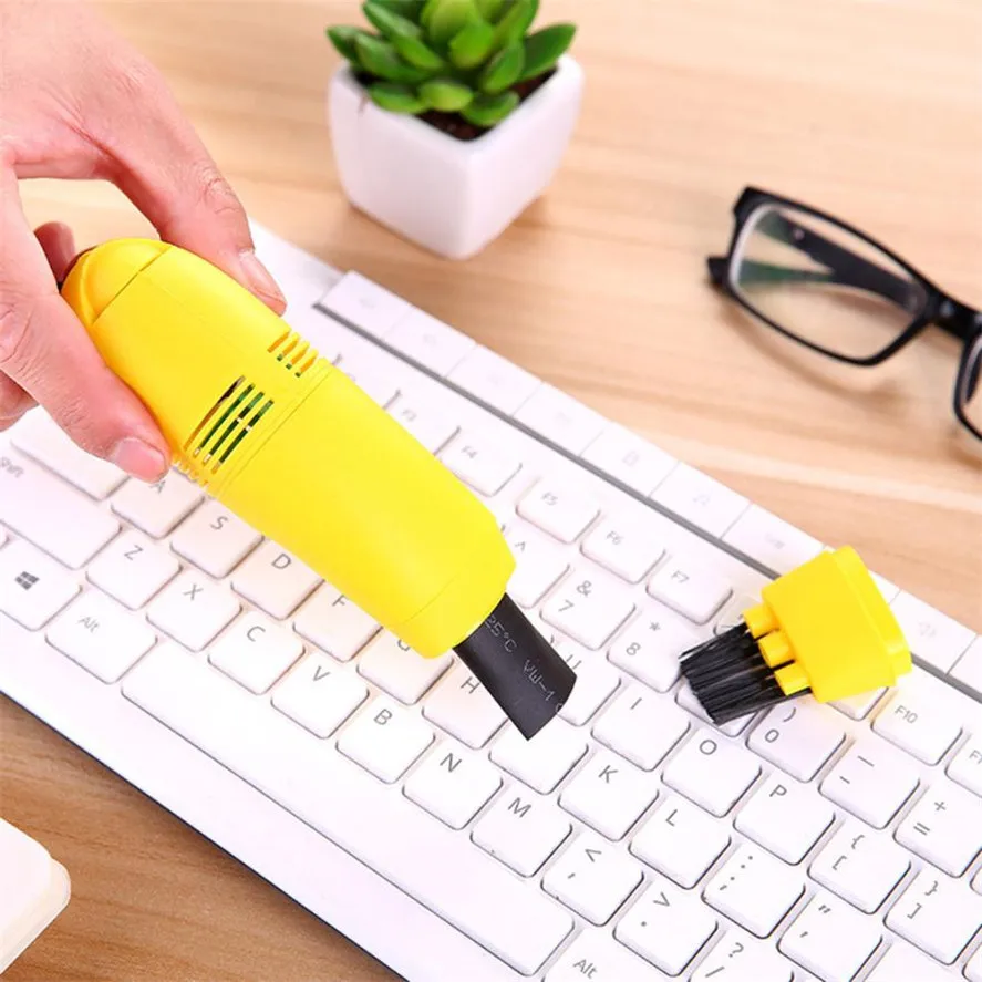 New Cleaning Brush For Keyboard 1PC Mini Computer Vacuum USB Keyboard
