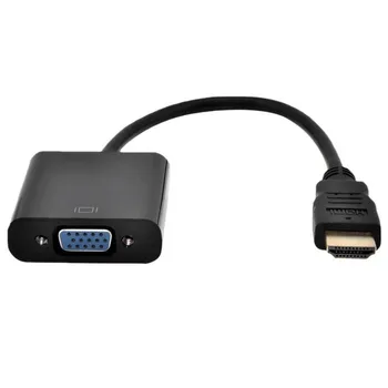 

Portable HDMI To VGA Video Converter Adapter Full HD 1080P VGA HDMI Male to Female Cable Cord for HDTV PC Laptop DVD