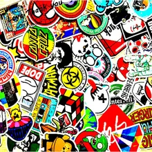 100 mixed Sticker font b toy b font Styling Skateboard Laptop Luggage Snowboard Car Fridge Phone