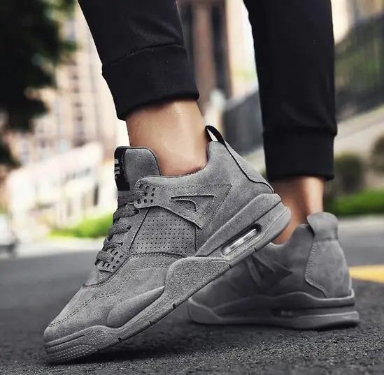 

Men Shoes Summer Casual High-top Shoes White Shoes Outdoor Lace-up Adult Male Breathable cushion Sweat absorption shoes