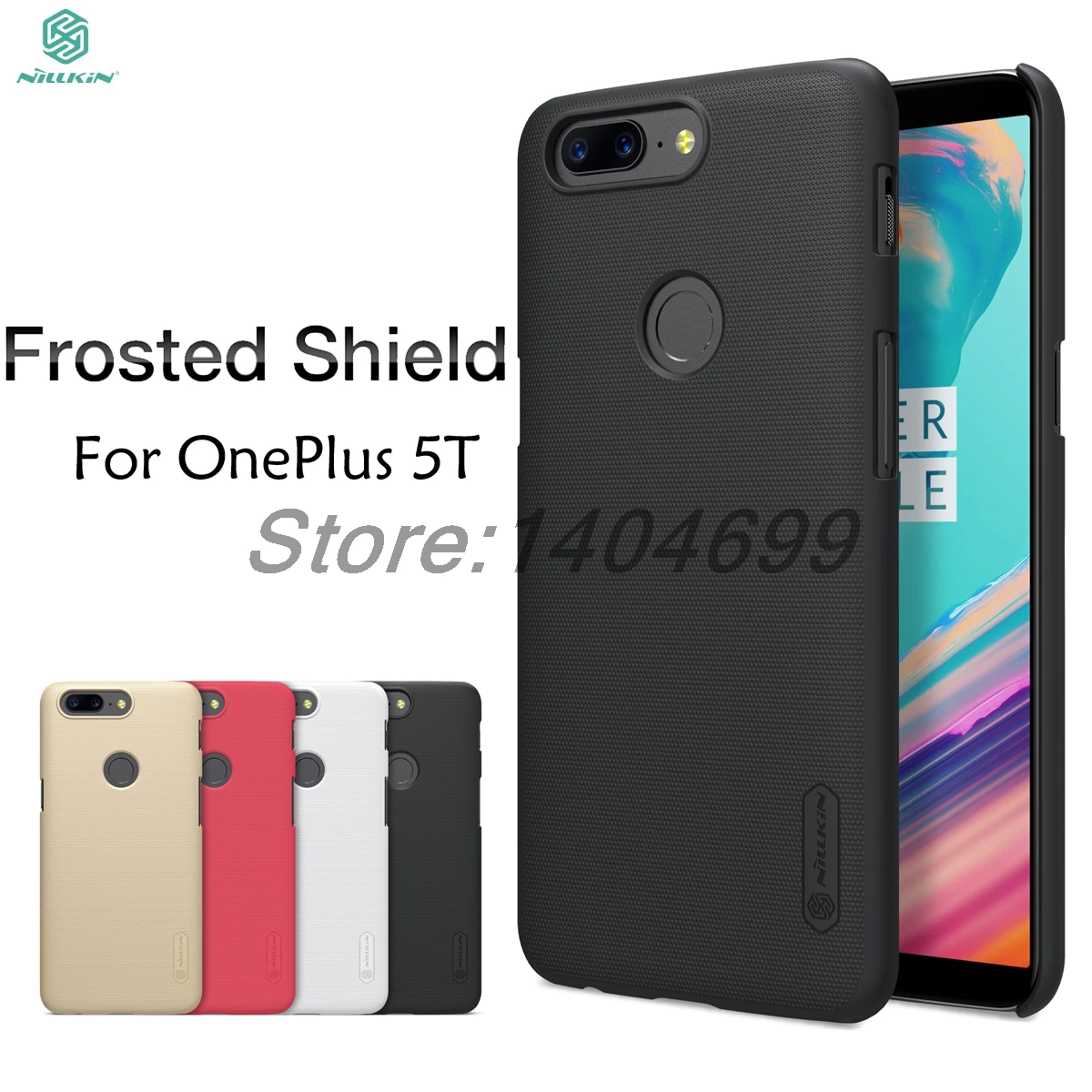 OnePlus 5T чехол матовый A5010 Nillkin Frosted Shield Жесткий Чехол для | Мобильные телефоны и