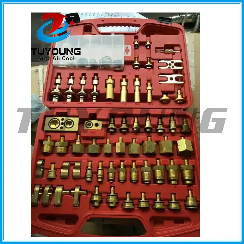 

auto air conditioning Leak Detection Tools Leak check / plugging / testing Connector Repair Kit for European Car