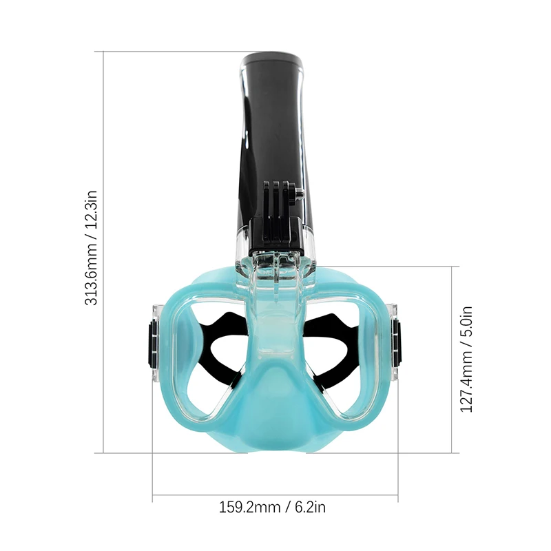 Подводные очки для плавания дыхательная трубка маска для подводного плавания панорамный вид анти-туман Анти-утечка плавание трубка дайвинг подводное снаряжение