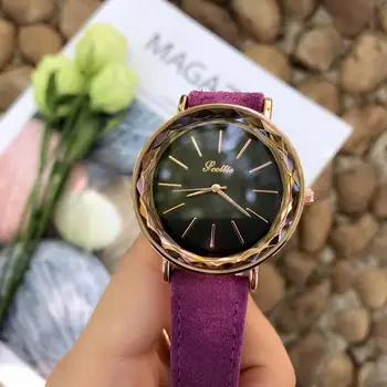 

2019 new fashion styles analog round dial watch for ladies women wristwatch