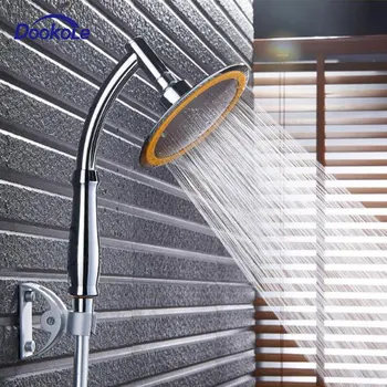 

Bathroom Rainfall Shower Head Handheld Pressurized Shower Head,High Pressure Water Saving Shower,Round Shower Head