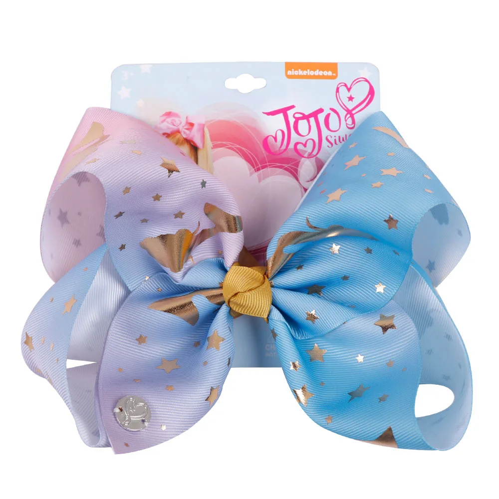 

Bronzing Mermaid Bows With Clips Hair Decoration Polyester Jojo Bows for Girls Birthday Christmas Hair Bows kowknot Handmade
