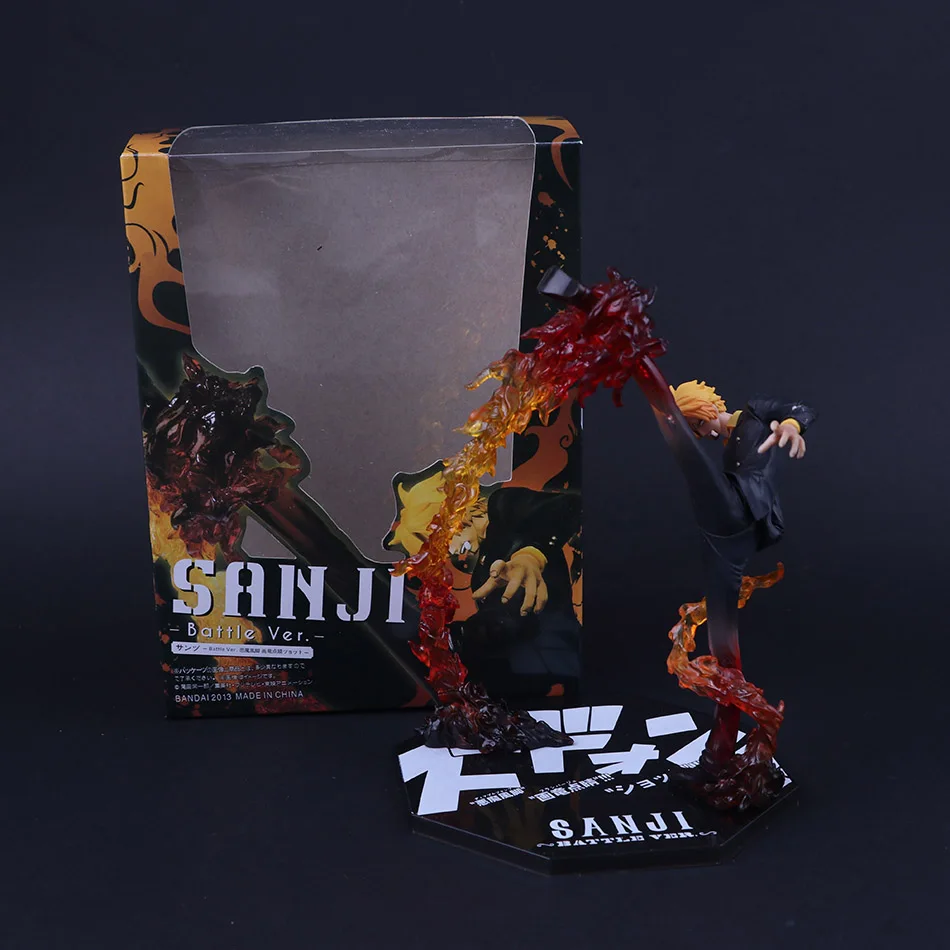 Боевая версия японского аниме цельный платок повара Sanji экшн фигурка меч один