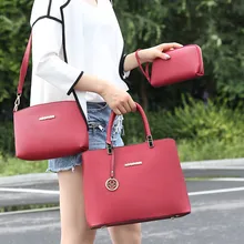 3 Sets Women Handbag Composite Bags Casual Totes Purse PU Leather Ladies Brand Messenger Luxury Female Designer Shoulder Bag Set 3 Sets Women Handbag Composite Bags Casual Totes Purse PU Leather Ladies Brand Messenger Luxury Female Designer Shoulder Bag Set