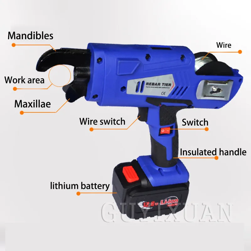 LP790 LP990 Automatic Rebar Tying Machine Tier