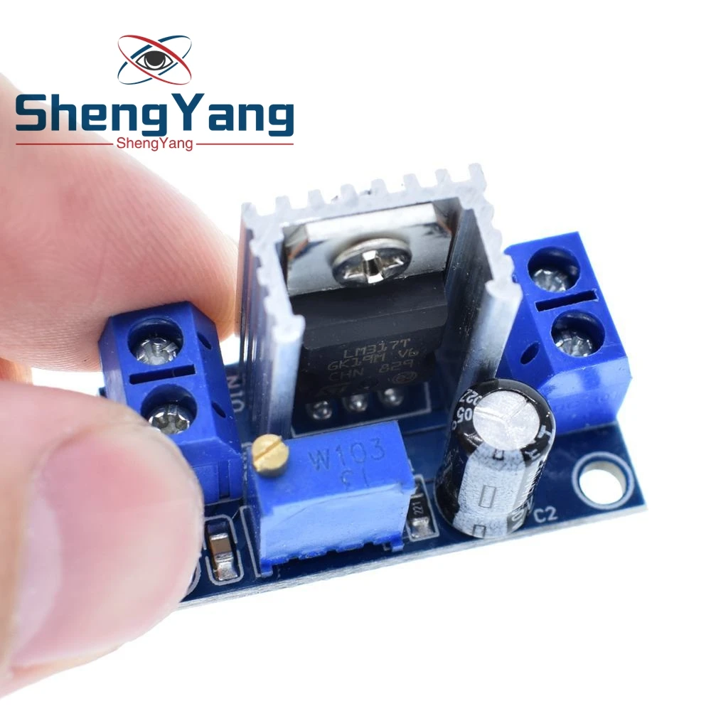 LM317 DC-DC Converter Buck Step Down Circuit Board Module Linear Regulator LM317 Adjustable Voltage Regulator Power Supply