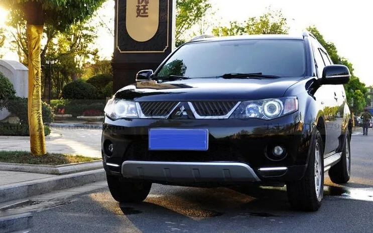 Osmrk led DRL Противотуманные Фары Светильник для mitsubishi outlander с желтым сигнал поворота