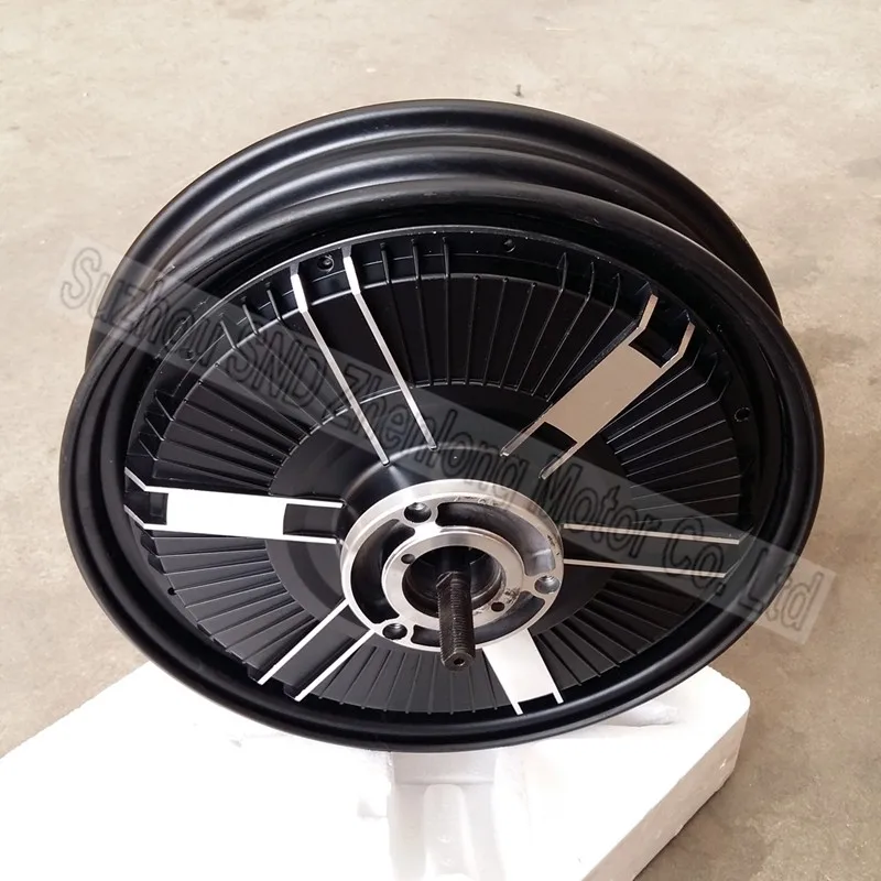 Best 60V72V84V 96v powerful full plate electric motorcycle motor / 12 inch 1500w brushless hub motor G-M091 4