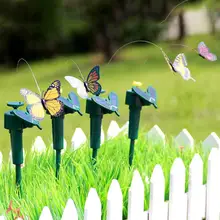 1 шт. Вибрация солнечной энергии Летающая бабочка танцы летающий красивые бабочки украшения сада