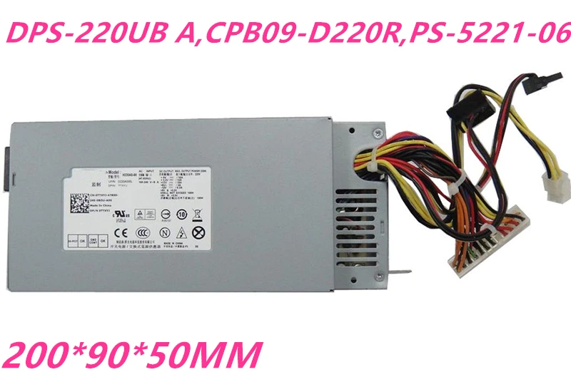 

New PSU For Dell 660S D06 V270 Power Supply H220AS-00 L220AS-00 DPS-220UB/PS-5221/CPB09-D220R DPS-220UB A CPB09-D220R PS-5221-06