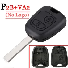 Хорошее качество(5 шт./лот) Замена 2 Пульт дистанционного управления с кнопками с VA2 лезвие без логотипа для peugeot c-itroen