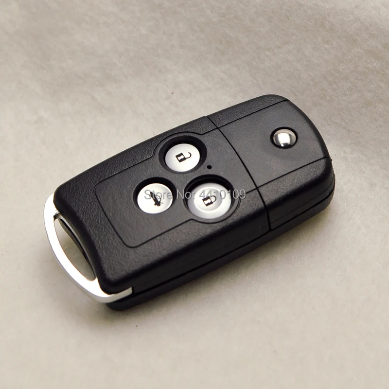 

Flip Fold Car Key Shell For Honda CRV ODYSSEY Accord Civic 3B Fob Car Key Uncut Blade With Logo
