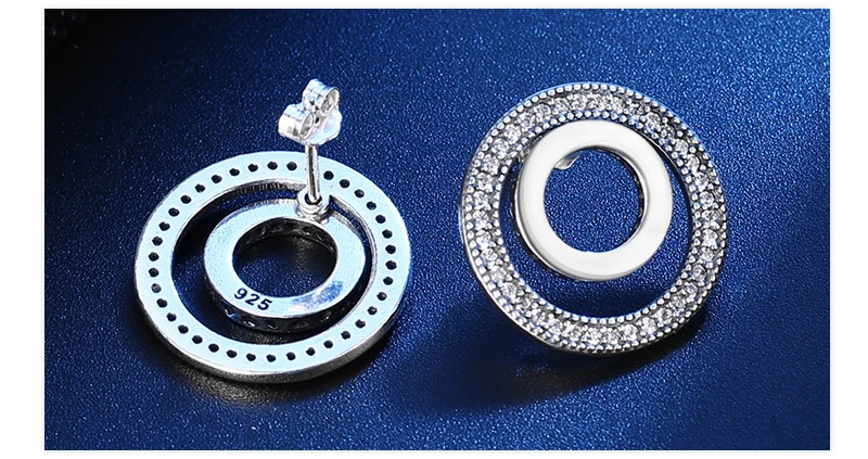 GAGAFEEL, роскошные, S925 Серебряные Круглые серьги-гвоздики для женщин, серебряные ювелирные изделия, подлинные, 925 пробы, серебряные, OL стильные серьги, подарок