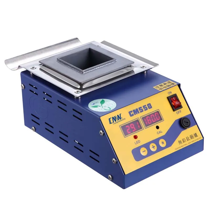 Square high temperature lead free soldering pot titanium solder furnace
