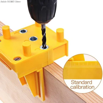 

Woodworking Tool Self Centering Joinery Doweling Dowel Jig Set Dowel Pins with Drill Bits Guide Kit