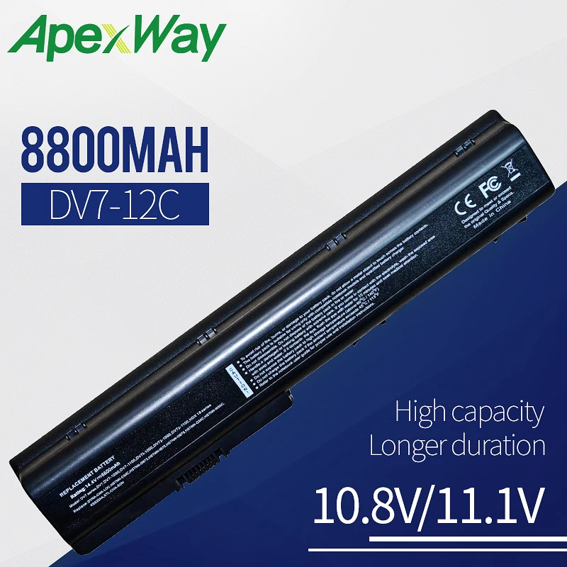 €24.48 17% СКИДКА|12 ячеек батареи для HP Pavilion dv7 DV7 1000 dv7 2100 dv7 2200 DV7 3000 dv7/CT dv7t dv7z dv7 3100 dv8 dv7t 1000 dv8t|Аккумуляторы для ноутбука| | - AliExpress