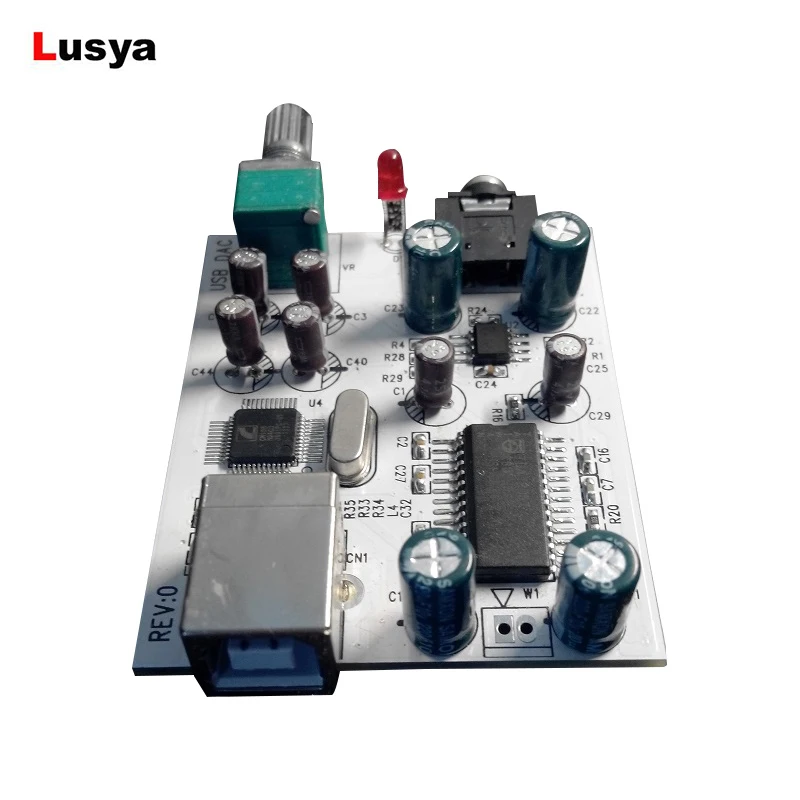 Декодер DAC CM108 + TDA1305T TDA1308 IIS/I2S на выход 3 5 мм USB Amp DecoderA1 009|Цифро-аналоговые