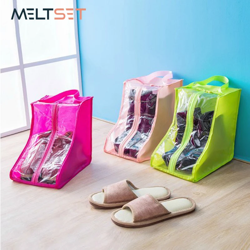 Travel Transparent Portable Shoe Bag Waterproof Folding Travel Transparent Portable Shoe Bag Waterproof Folding