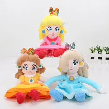 

20cm Super Mario Bros Princess Peach Daisy Soft Plush Toy Stuffed Animal Doll